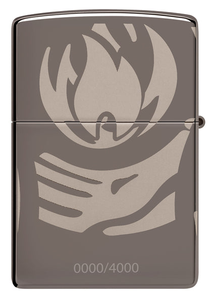 Back view of Zippo 2025 Collectible of the Year Windproof Lighter.