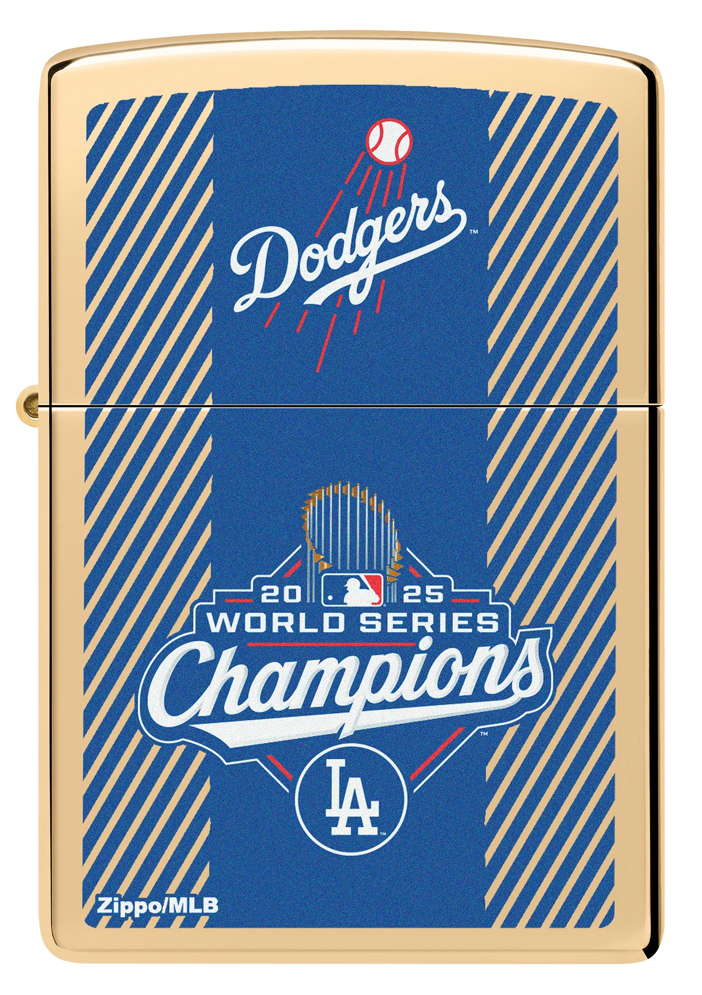 Front view of 2025 World Series™ Champions - Los Angeles Dodgers™ Commemorative Lighter.