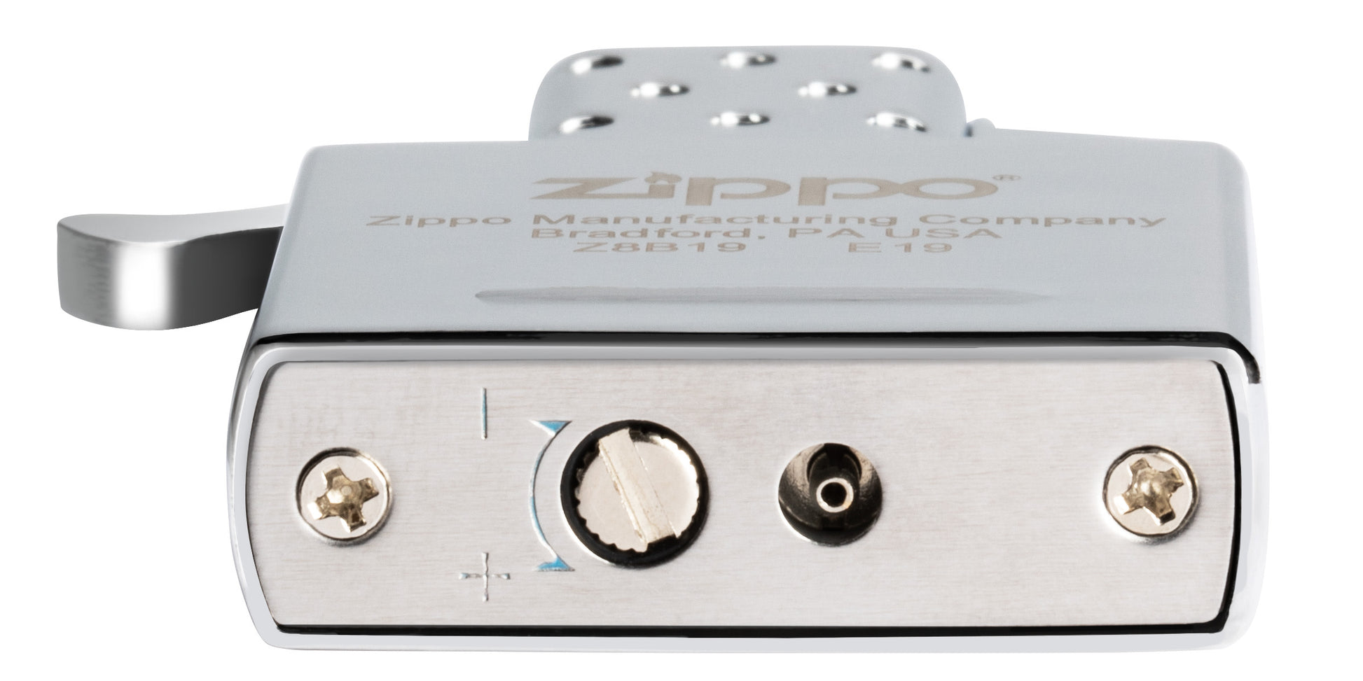 Single Torch Butane Lighter Insert Bottom View