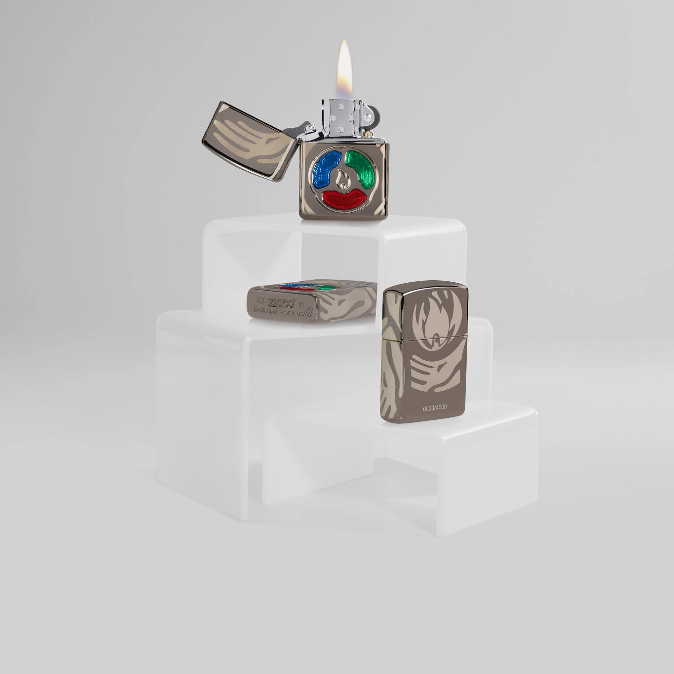 Lifestyle image of Zippo 2025 Collectible of the Year Windproof Lighter.