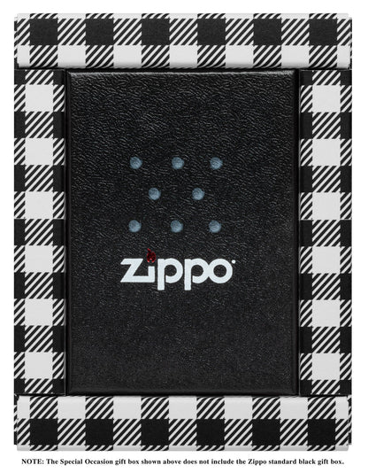 Front Image of filled Bottom Piece of Gift Box (standard black gift box not included)